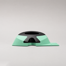Giini Pyro Alpine Mint mint green mechanical stomp pad, studio side profile view