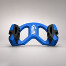 Giini Pyro Hyper Blue snowboard traction device, studio front view with Giini logo