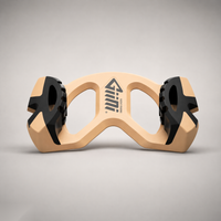 Giini Pyro Peach Dreamsicle snowboard traction device, studio front view with Giini logo