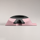 Giini Pyro Powder Pink pastel pink mechanical stomp pad, studio side profile view